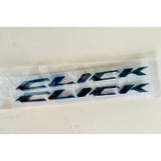 Bộ tem dán xe chữ nổi ốp sườn xi cứng xe honda click 125 đời 2013 - 2023 hàng loại đẹp đủ màu