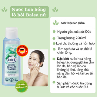 Nước hoa hồng Balea Đức - Date mới Đủ Bill [Đưc] [Khuyến mại]