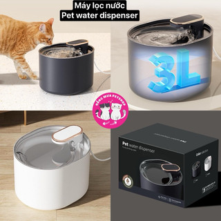 Máy lọc nước cho mèo uống tự động Pet Water Dispenser dung tích 3L