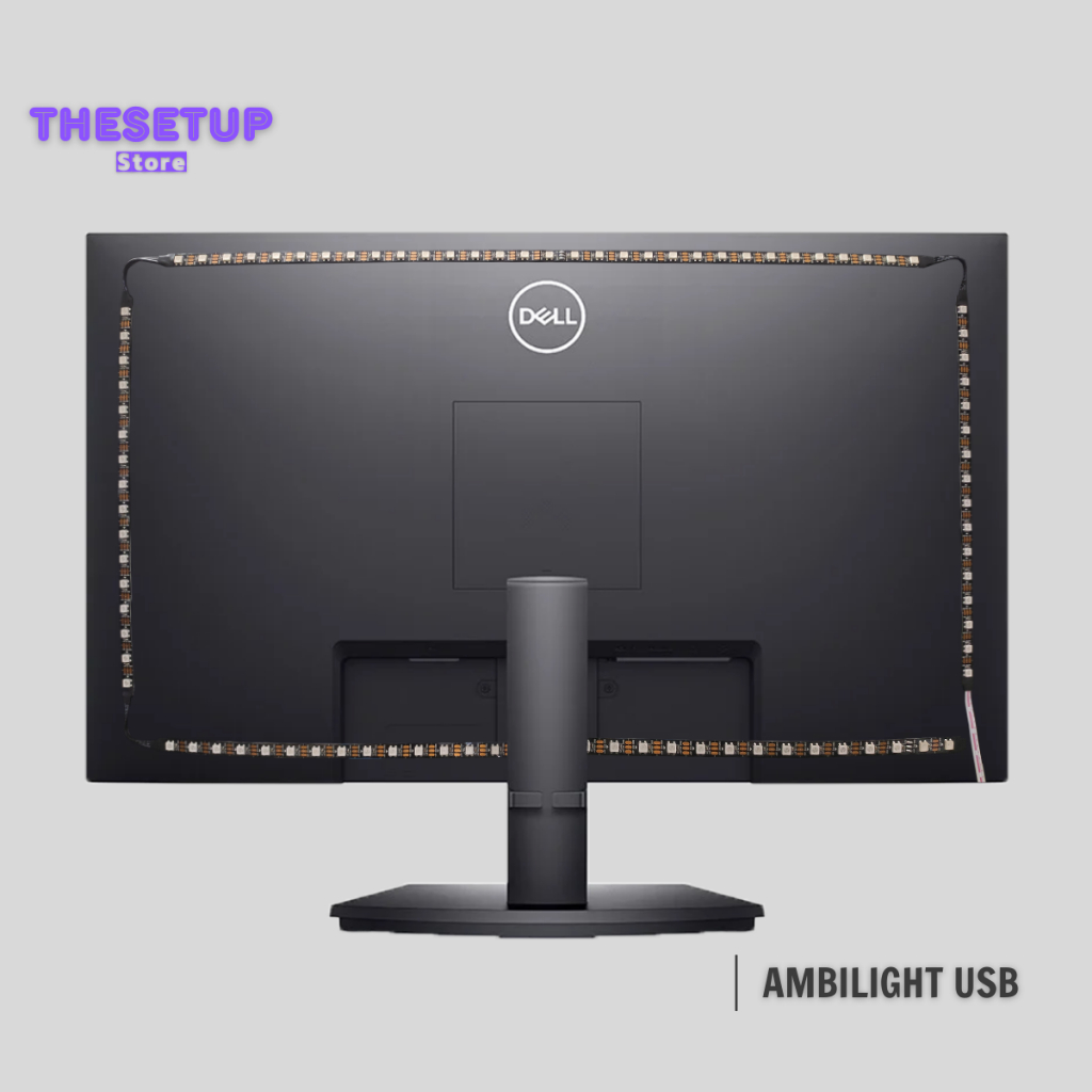 Led màn hình Ambilight USB sync màu theo màn hình máy tính, mở rộng màn hình, nhiều hiệu ứng màu sắc, nháy theo nhạc