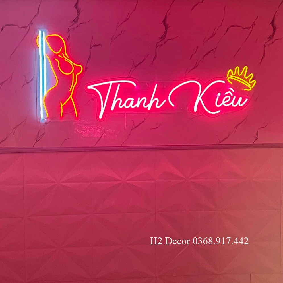 Đèn Led Neon Theo Yêu Cầu Decor Trang Trí Phòng Ngủ Quán Cửa Hàng Siêu Chất
