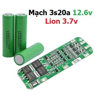 Mạch sạc pin lithium-ion 3s 20a - 12.6v 18650 li-ion