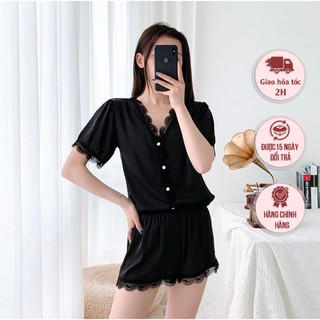 Bộ Pijama Mặc Nhà Chất Liệu Lụa Pháp Mềm Mịn Thương Hiệu XAVIA P4