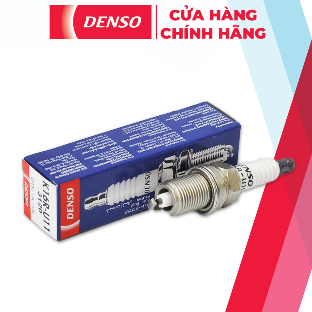 Bugi Ô Tô DENSO Niken K16R-U11 Tiêu Chuẩn, Dùng Cho Xe Toyota Camry, Vios, Altis Đời Sâu - Mã MW0677