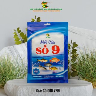 Mồi câu cá số 9 chính hãng mồi câu Phú Thành 300g