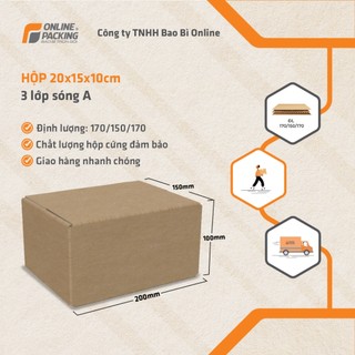 20x15x10 combo 100 Thùng carton đóng hàng