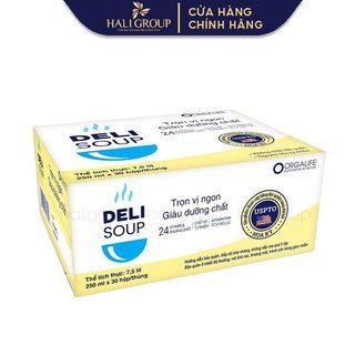 Thực Phẩm Dinh Dưỡng Delisoup, Hỗ Trợ Tăng Hệ Miễn Dịch, Tiêu Hóa Tốt, Xương Chắc Khỏe Thùng 30 Hộp