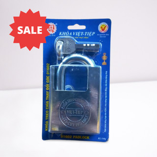 [ Freeship + Giao Nhanh] Ổ Khóa Chống Cắt Việt Tiệp 96 x 60 ống phi 12mm, Khóa treo hợp kim 01602 chống cắt Việt Tiệp