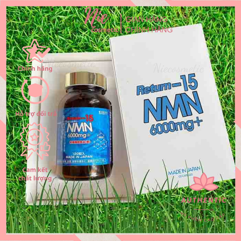 NMN6000 - Viên Uống Hỗ Trợ Trẻ Hóa &amp; Trường Thọ Return-15 NMN6000mg+