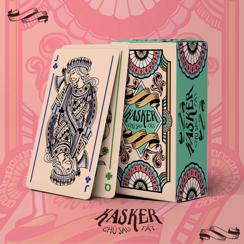 Bộ bài tây 6 người chơi - 6 chất KASKER CHÚ SÁU TẤT