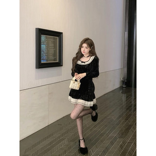 Đầm nhung cao cấp-sẵn hàng