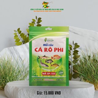 Mồi câu mã 555, mồi câu cá rô phi con cáo chính hãng phú thành 150g