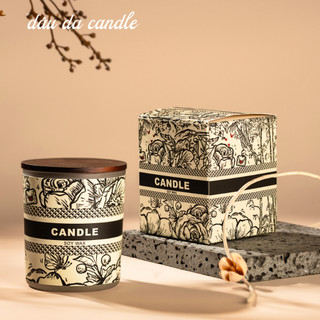 Nến Thơm Cafe 140gr - dâu da candle - Hương vị đậm đà, thơm cafe, sữa, caramel...