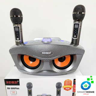 Loa karaoke bluetooth SD 306 Plus âm thanh chất lượng đỉnh cao,loa không dây kèm 2 micro hát song ca nhạc hay bass chuẩn
