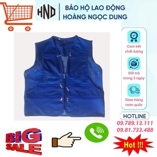 Áo ghi lê bảo hộ lao động 8 túi, áo ghi lê 8 túi hàn quốc