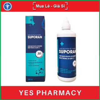 Dung Dịch Rửa Vết Thương SUPORAN - Giúp vệ sinh vết thương ngoài da, loại bỏ vi khuẩn và nấm