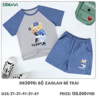 (2-6Y) Bộ cộc tay cotton - DOKMA