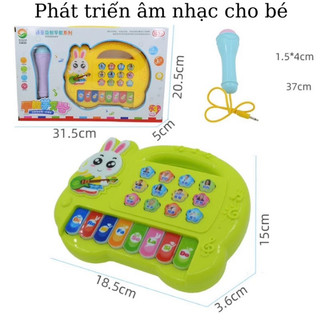 Đồ Chơi Đàn Piano, Đàn Phát Nhạc ,Đàn Kèm Micro hát nhạc cho bé