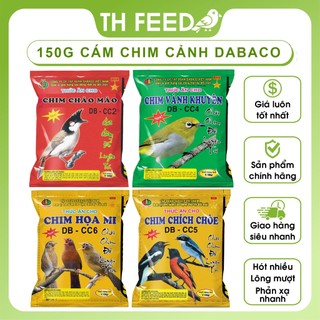 150g cám chim vành khuyên, chào mào, chích chòe, họa mi, thức ăn cho chim cảnh dabaco