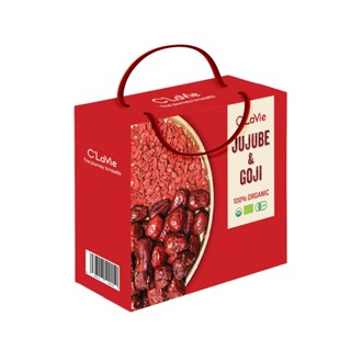 Vỏ hộp quà tặng táo đỏ kỷ tử C'lavie, dùng đựng Táo đỏ, kỷ tử biếu tặng