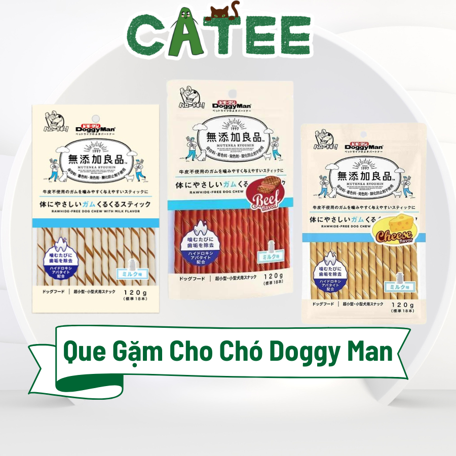 Que gặm cho chó Doggyman gói 120g