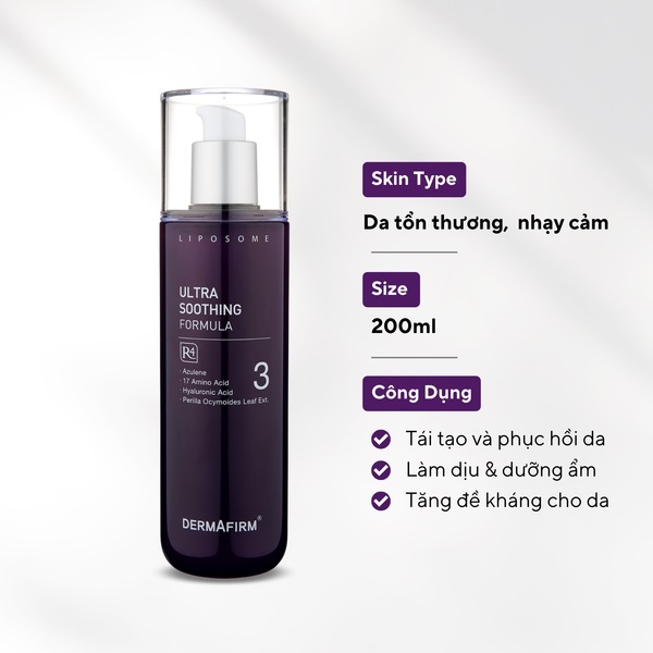 HÀNG NHẬP KHẨU - Sữa dưỡng Labo Dermafirm Soothing Repair Emulsion R4 phục hồi cho da tổn thương giãn mao mạch 120ml