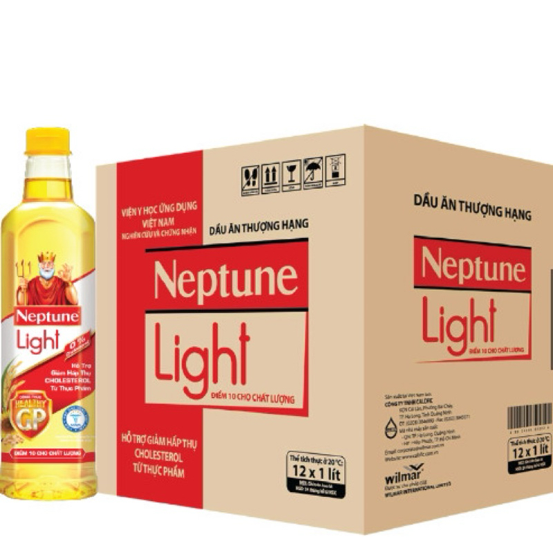 Dầu ăn Neptune Light 1 lít và 2 Lít