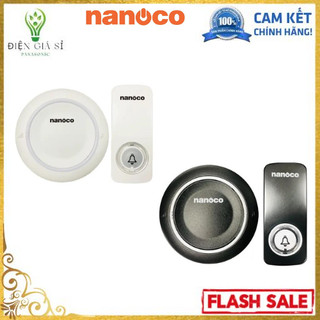 Chuông điện không dây nd153, 36 kiểu chuông, chính hãng nanoco