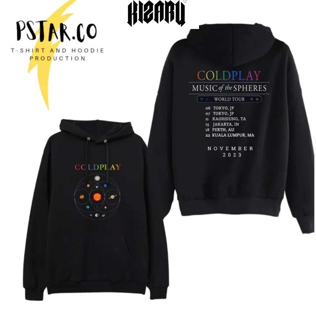 áo Hoodie Coldplay Tour Indonesia 2023 HOT giá rẻ