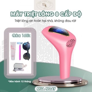 Máy triệt lông mini kèm chức năng trẻ hóa da vĩnh viễn cầm tay tẩy lông nách, lông tay, chân, lông Bikini