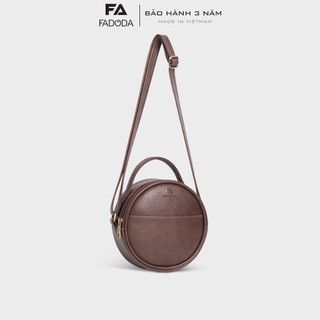 Túi đeo chéo da nữ tròn mini Fadoda FN30