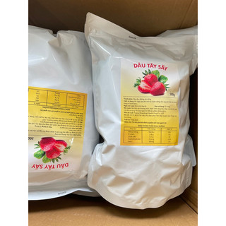 Dâu tây sấy giòn nguyên quả túi 500g