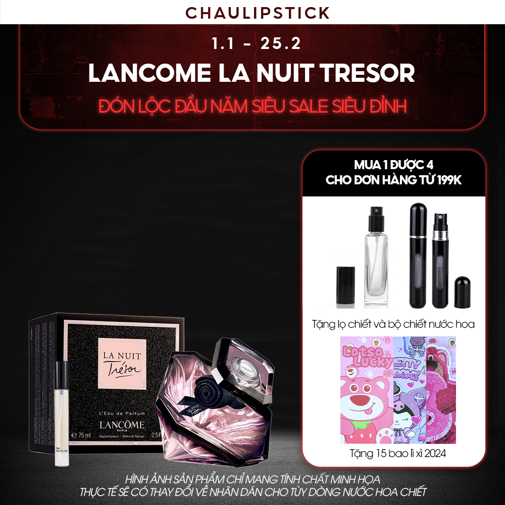 Nước Hoa Nữ La Nuit Tresor Nồng Độ EDP - bản dùng thử 5/10ml