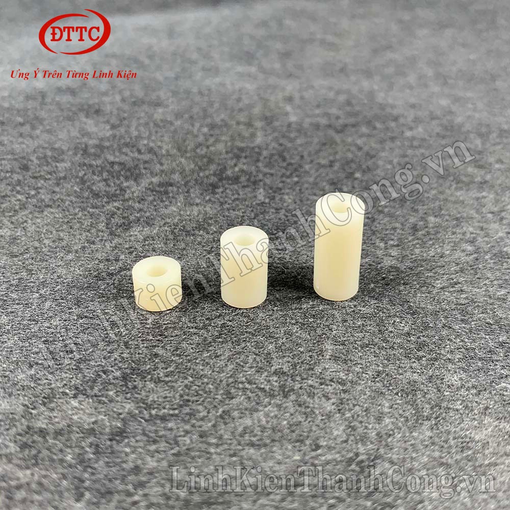 Bộ 5 Chiếc Cọc Nhựa Tròn M3 Cao 5mm 8mm 10mm 12mm 15mm