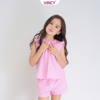 Bộ đồ short kate bé gái vincy ksk012s11