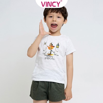 [Mã FATOP12 giảm 30K đơn 150K] Bộ Đồ Short Thun Bé Vincy KST030W31