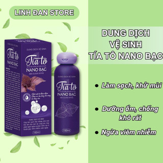 Dung dịch vệ sinh tía tô nano hết nấm ngứa , làm sạch dịu nhẹ cân bằng độ pH từ thiên nhiên