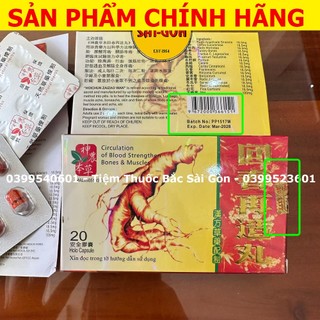 Nhân sâm hồi sinh tái tạo hoàn malaysia hộp 20 viên