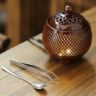 Lư xông trầm bằng điện có chế độ hẹn giờ loại to và có đèn ngủ
