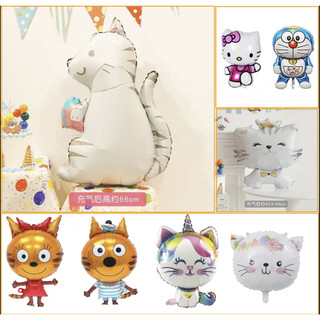 BÓNG NHÔM MÈO CON MÈO KITTY DOREMON trang trí sinh nhật thôi nôi cho bé 1 tuổi bé tuổi Mão