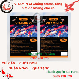 VITAMIN C cho cá koi cá cảnh Fish 2