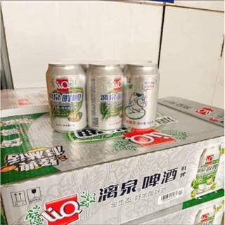 1 vỉ 6 lon bia Liquan nội địa Trung Nhà Phân Phối