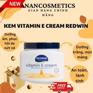 Kem dưỡng da mềm mịn redwin vitamin e cream úc , dưỡng da hết khô , nứt nẻ.