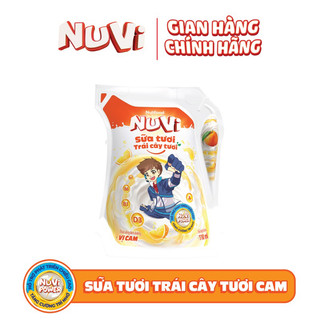 Túi nuvi sữa tươi trái cây tươi cam 110ml