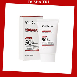 Kem chống nắng Wellderma Super Glutathione Whitening SunBlock ToneUp 50ml