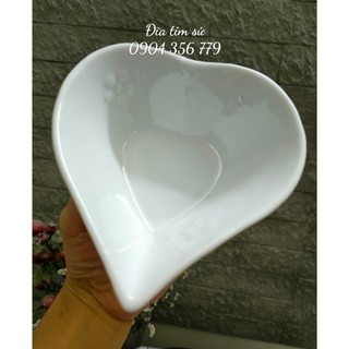 Bát hình trái tim gốm sứ cao cấp Bát Tràng