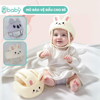 Mũ bảo hiểm bảo vệ đầu cho bé tập đi, bé tập bò phiên bản cao cấp siêu nhẹ 9BABY