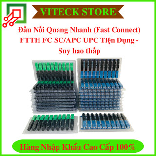 Đầu nối quang nhanh ftth fc sc/apc upc tiện dụng - suy hao thấp
