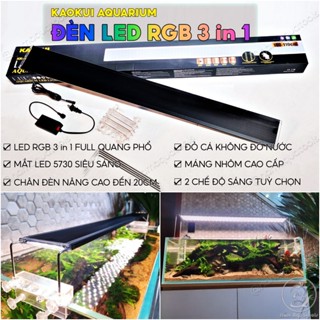 Đèn LED Máng Nhôm RGB 3 in 1 Siêu Sáng - Đỏ Cá Không Đỏ Nước | LED KaoKui Aquarium Cho Hồ Cá Thuỷ Sinh