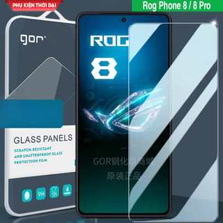 Cường lực Rog Phone 8 / Phone 8 Pro hiệu Gor trong suốt bóng mượt hạn chế vân tay